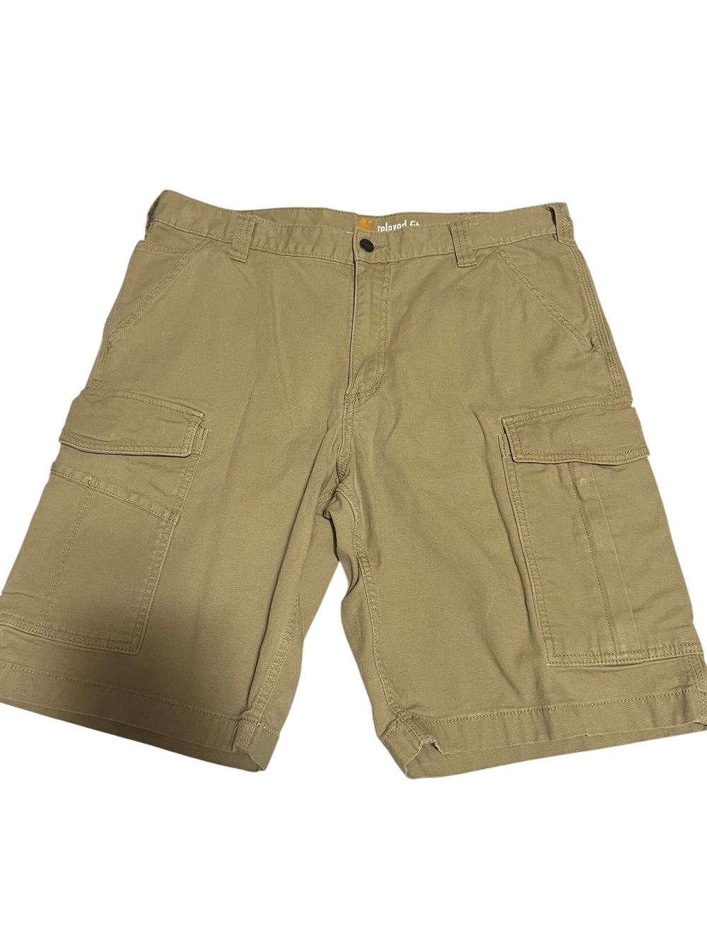 Carhartt Men's Relaxed Fit Tan Cargo Shorts